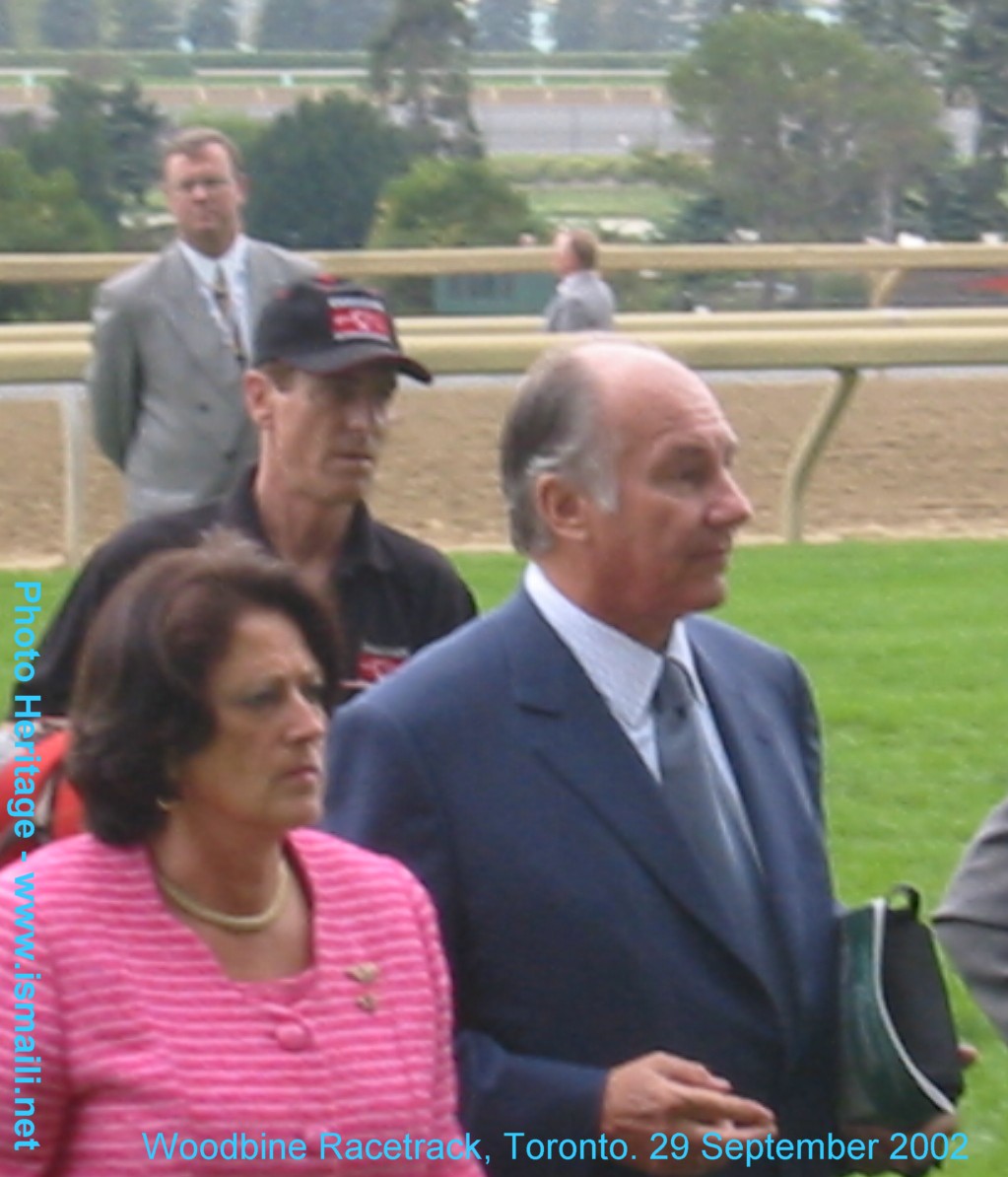 Hazar Imam attends at Woodbine Racetrack, Toronto